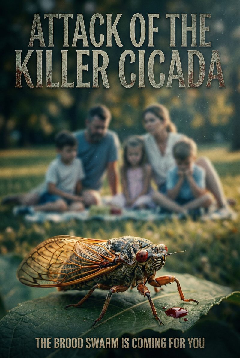 Attack of the Killer Cicada poster