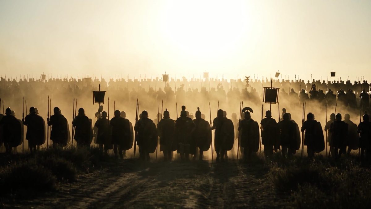 Roman legions at dawn